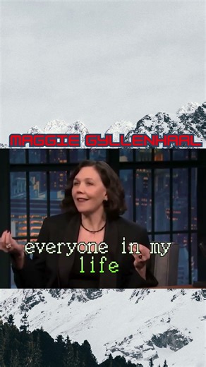 Maggie Gyllenhaal #christina #funny #hugh #morgan #rebecca #interview #zendaya #sam #jokes #maggie