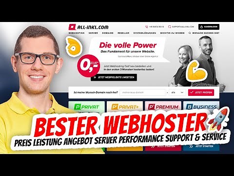Der beste Webhoster mit besten Webhosting & Server | alle CMS 🚀 all-inkl Vergleich Test Erfahrung