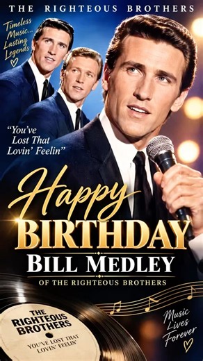 Celebrating The Righeous brother’s Bill Medley's milestone birthday with a blast from the past!