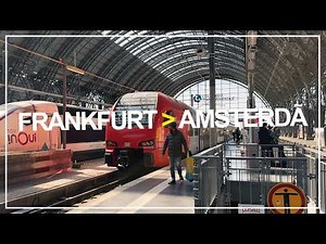 What is it like to travel from Frankfurt, Germany to Amsterdam, Netherlands by train? 🚆🇩🇪🇳🇱