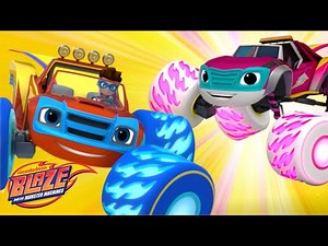 Watts Stops a Cannonball Blasting Machine! w/ Blaze and AJ | Blaze and the Monster Machines