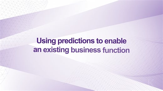 Using Prediction Models for Existing Businesses
