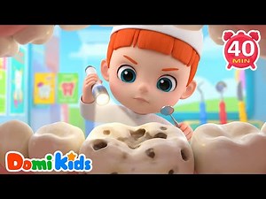 Super Jobs Sing-Along Mix🦷 | Dentist Tunes & More | Kids Songs & Nursery Rhymes | Domi Kids