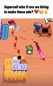 No way people download brawl stars because of ts 💀😭🙏 #brawlstars #supercell #advertisement #gaming