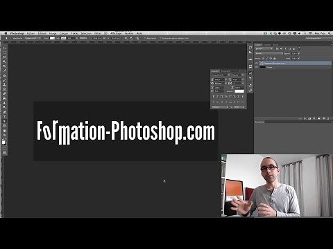 Comment modifier une typographie dans Photoshop