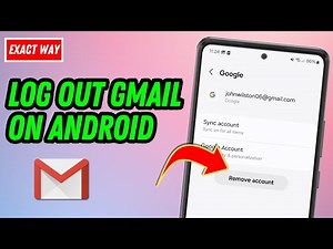 How To Log Out Gmail On Android 2025 | Full Guide