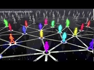 SNS コミュニティ 社会 仲間 友人 繋がり コネクション Social Network Connection A4b5 HD