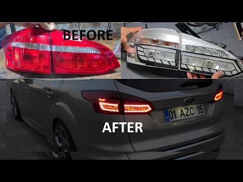 I designed the taillights for my own car. Ford Focus Wagon