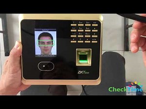 Uf100 ZKTeco Biometric Device fully Setup www.check-time.com