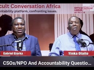CSOs/NPO And Accountability Questions