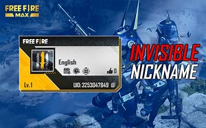 How to get invisible ID name in Free Fire MAX after OB34 update
