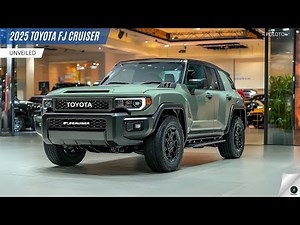 The New 2025 Toyota FJ Cruiser Unveiled - A modern SUV that features unibody construction!