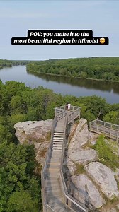 Oregon might just be Illinois’ best-kept secret. 🤫🌲Rolling hills, towering bluffs, and riverside views that feel more like the Pacific Northwest than the Midwest. Who knew this kind of beauty existed just a few hours from Chicago? 😍📍Oregon, IL — proof that you don’t have to leave the state to feel a world away.#HiddenGems #OregonIllinois #MidwestViews #IllinoisOutdoors #WeekendWanderer #ExploreIllinois | Couple of Patels