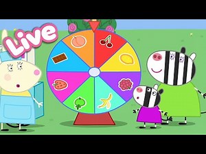 🍎 Peppa Pig Best Bites LIVE! 🐷 Peppa’s Food & Cooking Moments | Tales Full Episodes 24/7