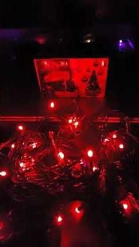 Musical LED Christmas Lights from 2010 era | 4 Channel 100 Multicolor LED in 5m Green Wire