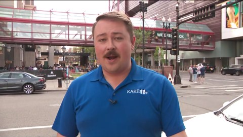 Metro Transit bus operator cheers for MN sports one ride at a time