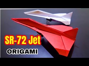 BEST PAPER FIGHTER JET SR-72 - How to Make a Best Jet SR-72 With Step_By_Step Tutorial