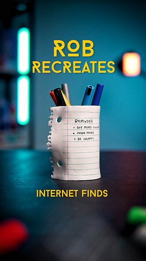 Rob on Instagram: "Clay Paper Cup ✨ . This was a super fun project though a tad bit challenging because I don’t work with clay often but I still enjoyed making this a lot. Thank you to everyone who suggested that I should try this. . Also I’m happy to add another project to our series - ✨Rob Recreates - Internet finds ✨ So if you find anything on the internet that’s interesting and cool then feel free to share and suggest and I’ll try and recreate it 👍 . And if you haven’t seen the previous one