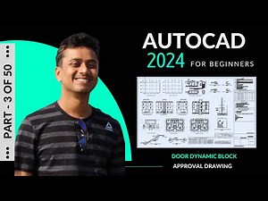 AutoCAD 2024 tutorial || Making a simple floor plan in AutoCAD 2024 || AutoCAD 2d drawing (2023)