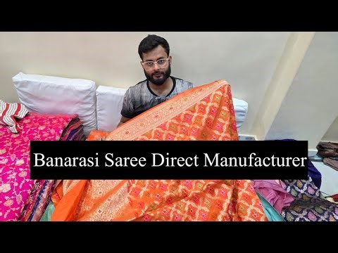 100 % Pure Banarasi Silk Multi Color Embaded Border along with Meenakaari jaal