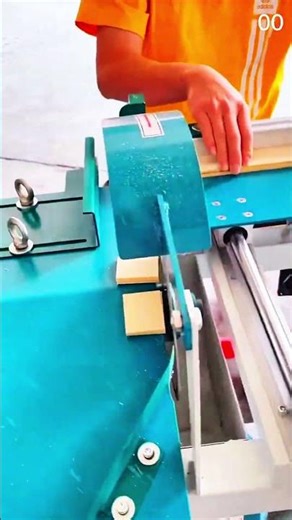 Operating industrial press to shape yellow block precisely