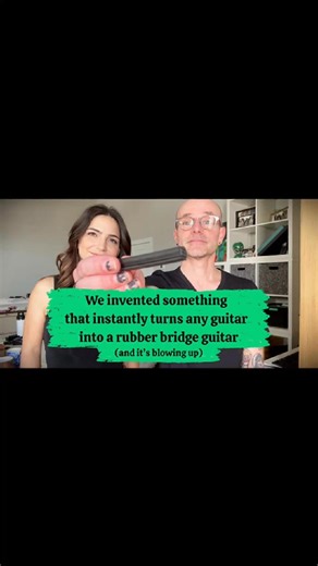 we built this in our living room — a small insert that turns any guitar into a rubber-bridge guitar in seconds. over 750 backers (and counting). see why it’s blowing up → deadringerbridge.com/kickstarter | Derek Webb