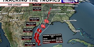 First Alert Forecast: Tropical rain to help with drought