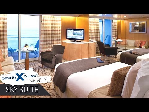 Celebrity Infinity | Sky Suite Full Walkthrough Tour & Review | 4K