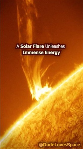 Incredible Solar Flare Releases Massive Energy ☀️ #sun #space #astronomy