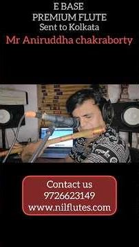 E Base Premium Flute Sent to Kolkata | Handcrafted by Nil Flutes | Professional Bansuri Maker