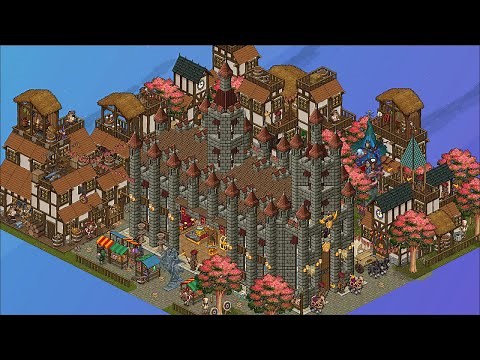 How to BUILD a Habbo Fantasy Village | Square Town