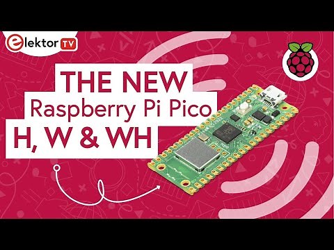 The Raspberry Pi Pico W (wireless), Pico H (Headers) and Pico WH