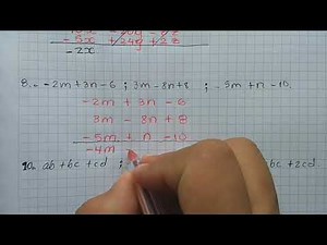 Suma de polinomios de forma vertical.