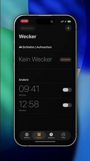Custom snooze time for the iPhone alarm clock