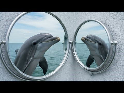 Dolphins can recognize themselves in Mirrors, Proving remarkable Self awareness and Intelligence