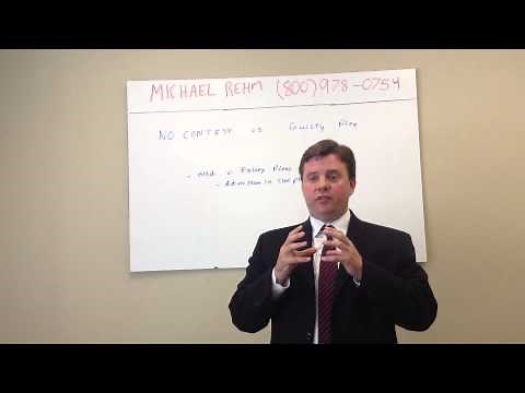 The Difference Between a No Contest and Guilty Plea