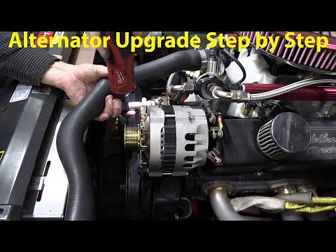 How To Install A Higher Amp Alternator - Thirdgen Camaro