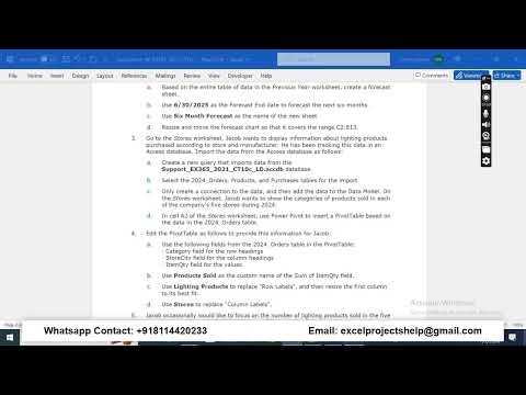 New Perspectives Excel 365/2021 | Module 10: SAM Critical Thinking Project 1c | Lighting Designs