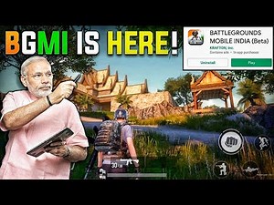 FINALLY! BGMI IS HERE🔥 | BATTLEGROUND MOBILE INDIA GAMEPLAY