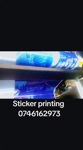 sticker printing in Nairobi #gobeyondbrands #largeformat #stickers #stickershop #banner