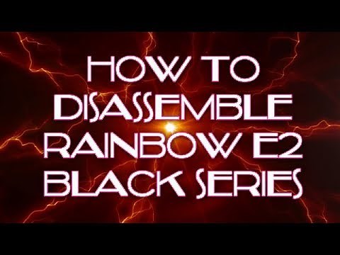 How to Rainbow E2 Take Apart Disassemble Dismantle Black Water Vacuum Cleaner