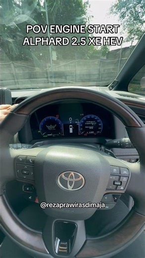 POV | ENGINE START TOYOTA NEW ALPHARD 2.5 XE HEV