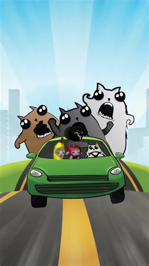 Kitty driving a car #kittydriving #drivingcat #catdrivingcar #catdrivingmeme #catdriving #explodingkitten #bananacat #maxwellthecat #applecat #foryou