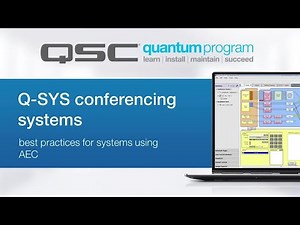 Q-SYS Quantum Level 1 Training (Online)