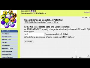 WTB02: SCF calculation using PBE-GGA exchange correlation potential in WIEN2k [বাংলা]