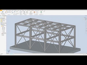 Autodesk Inventor 2023 Design Frame Design Steel Structure Plant