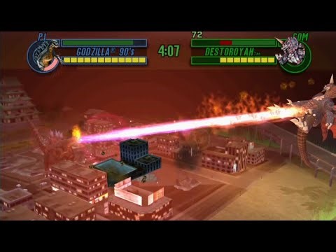 Godzilla: Save The Earth – Godzilla 90s vs Destoroyah Versus Mode [PCSX2]