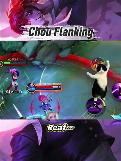 Masuk Samping Langsung Hilang 1 😈 #mobilelegends #choubestmoment #choumontage #shorts #mlbbgameplay