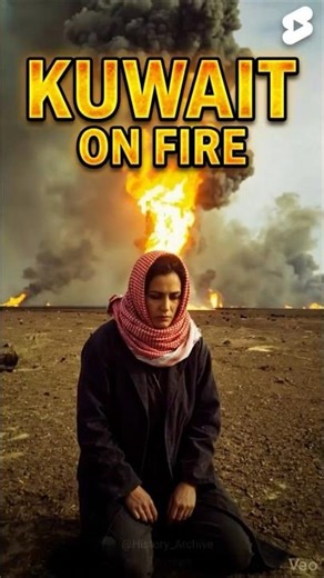 The Day Kuwait Turned Into Hell (1991) #history #shorts
