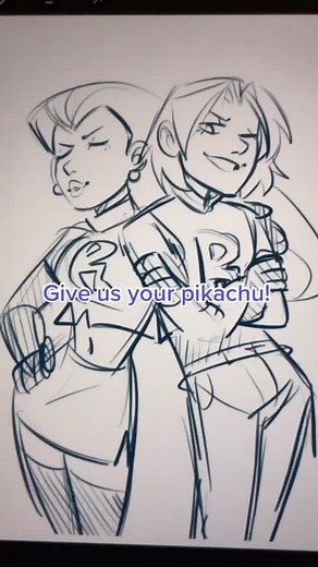 Drawing Team Rocket - Pokemon Art